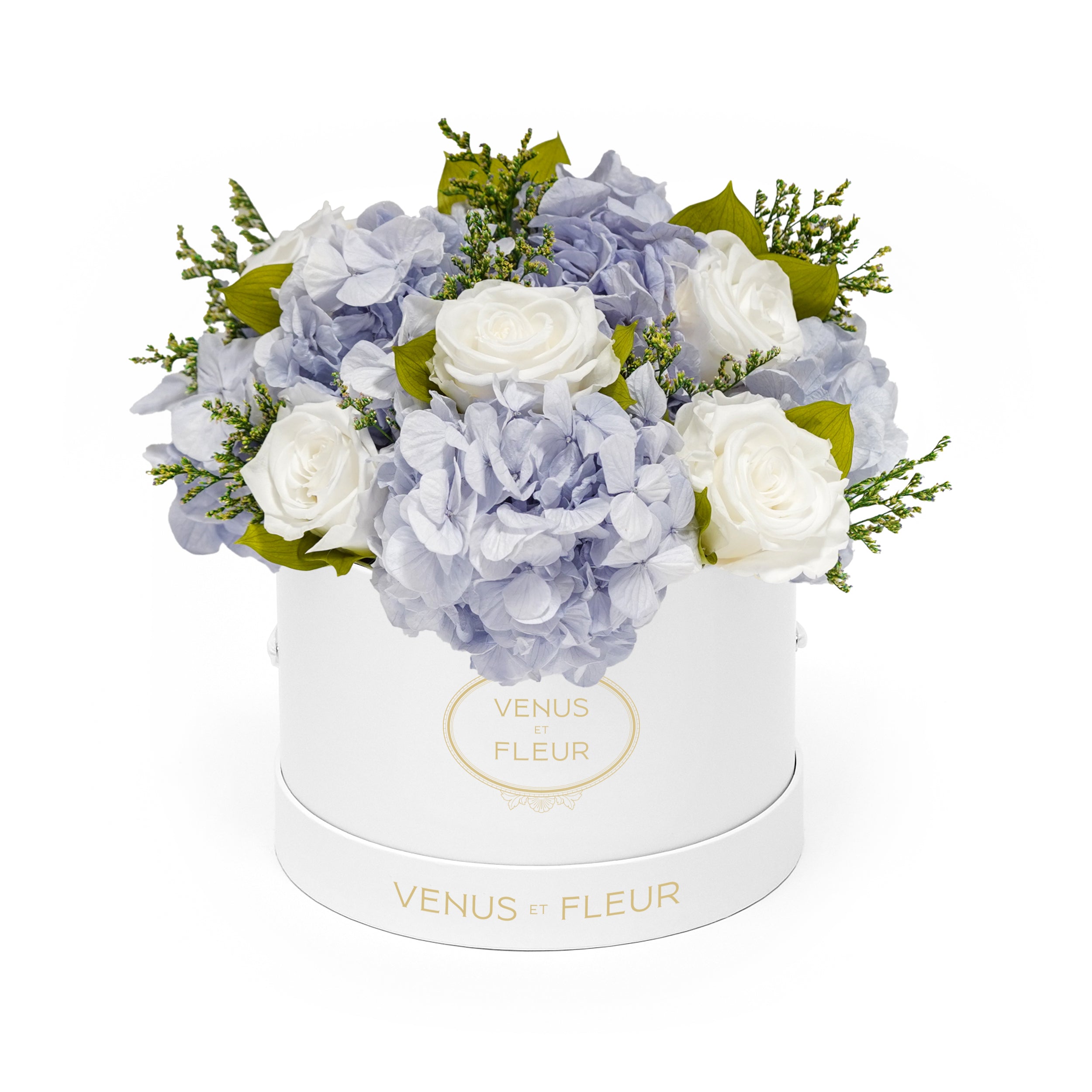 Small Round Roses & Hydrangeas