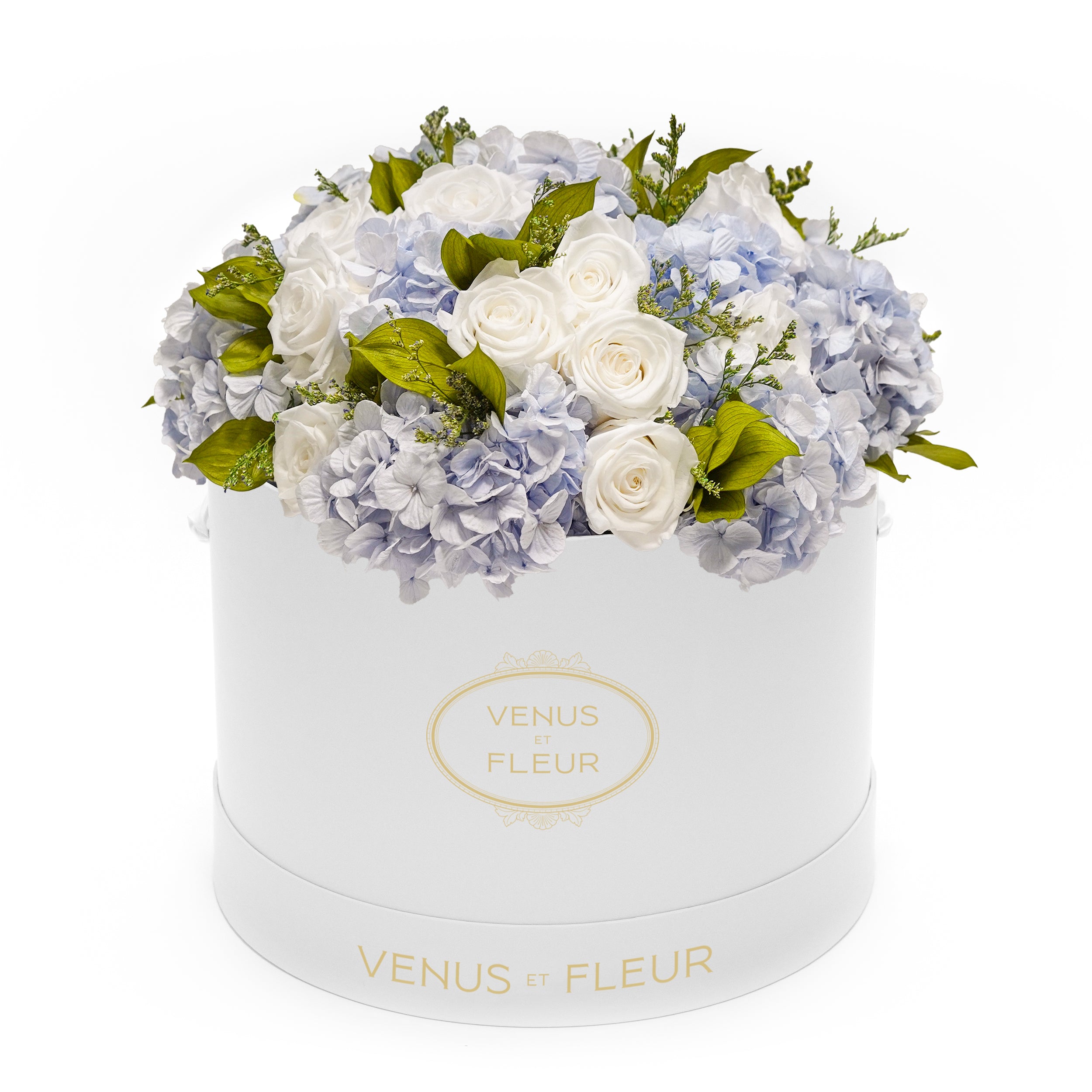 Large Round Roses & Hydrangeas
